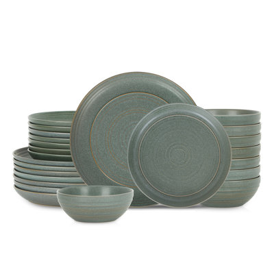 Stone Lain Elio 24-Piece Dinnerware Set Stoneware