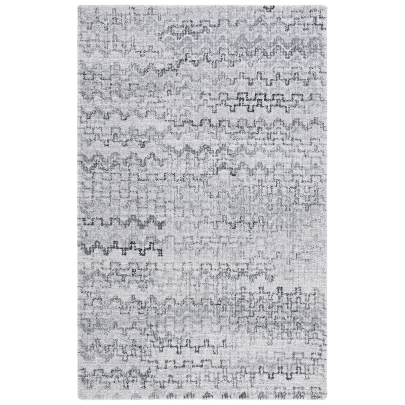 Marquee Hand Tufted Performance Abstract Rug, Round 6'