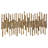 Ledger Glam Abstract Wall Decor on Metal-66820509