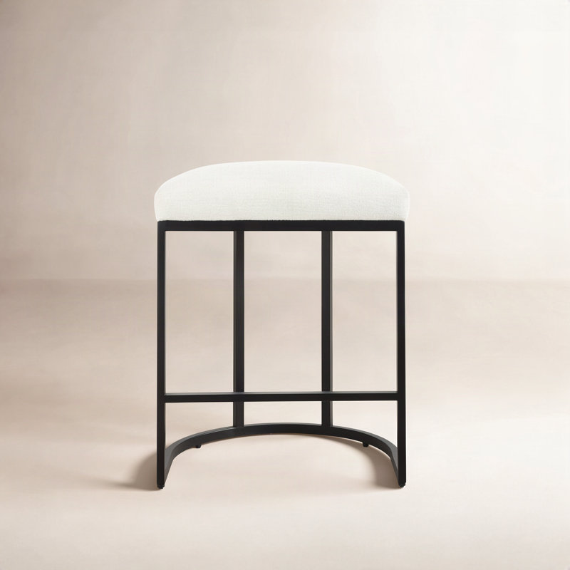 Skyr Novi Stool, Beige, Brass 