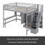 Lit mezzanine double avec tiroirs Kahlie Kids-795653709