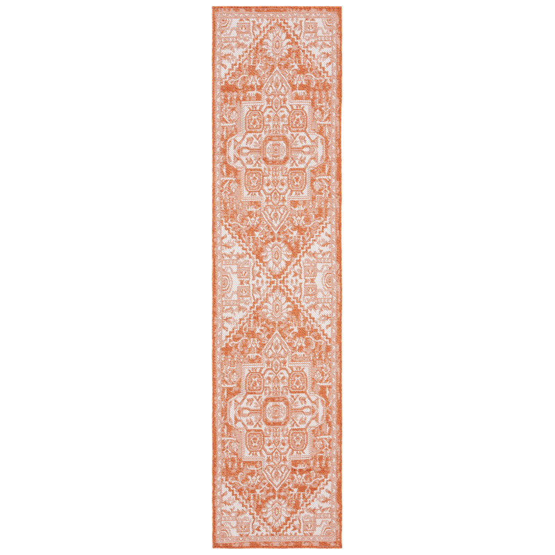 Mujtabaa Performance Machine Washable Oriental Indoor/Outdoor Area Rug, Runner 2' x 8'