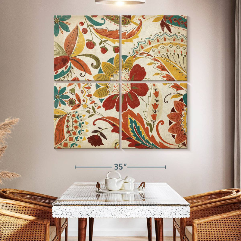 Kerner Boho Paisley Spice II, 50" H x 50" W