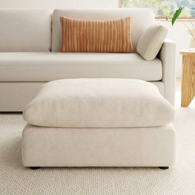 Repose-pieds modulaire rembourré 34 "Sheley Cloud