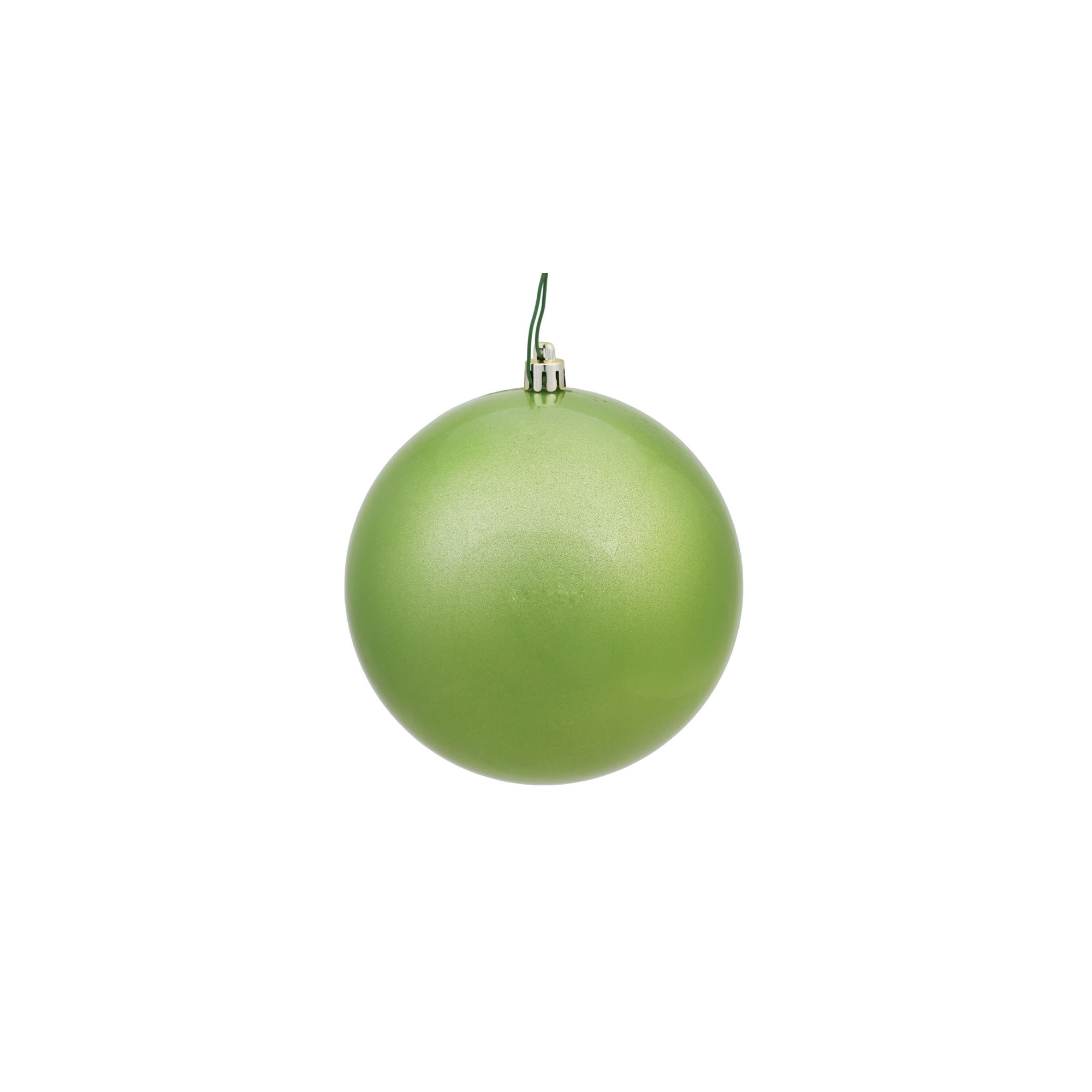Christmas Ball Ornament, 10" H x 10" W x 10" D, Celadon