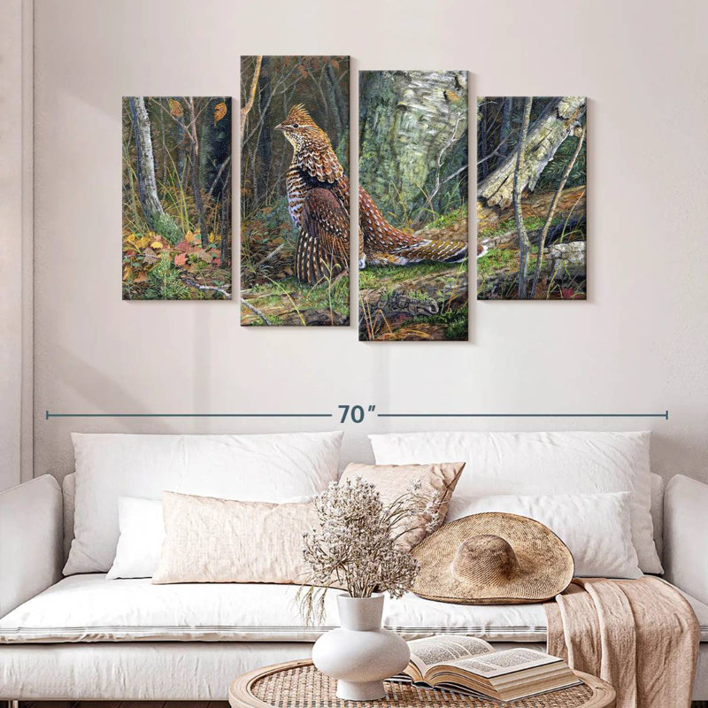 Brampt Drummer Boy - Grouse, 32" H x 52" W