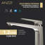 Single-Hole Single-handle Bathroom Faucet with Drain Assembly-87497597