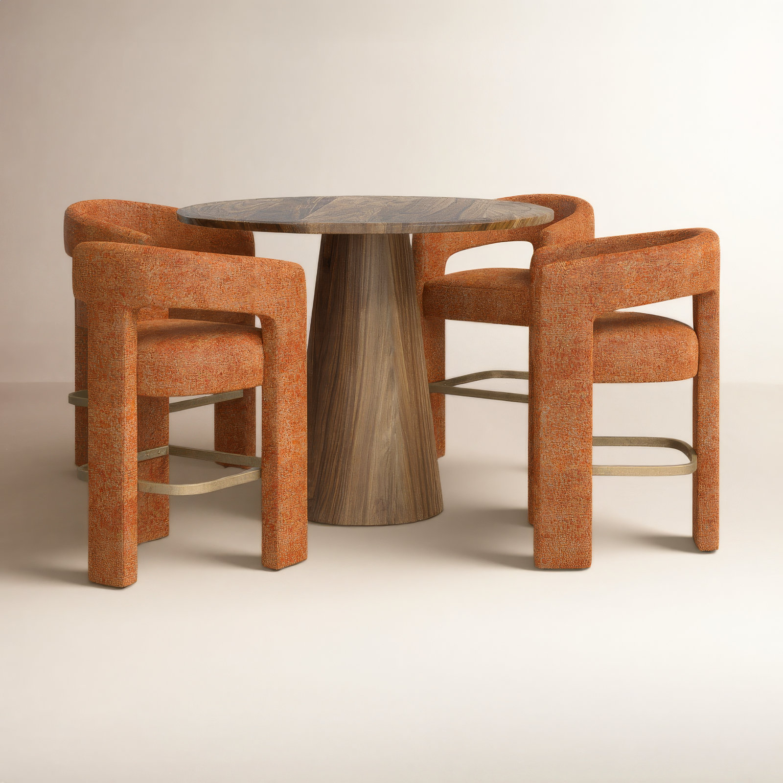 Darlington 5 - Piece Dining Set, Rust