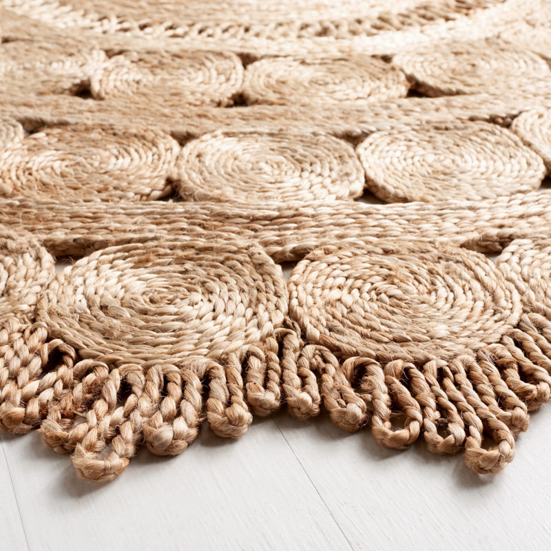 Tapis naturel en fibre naturelle 173, Rond 6 pi