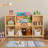 Montessori Toy Storage Cabinet For Toddlers, 2-Tier Kids Bookcase Suitable For Classroom, Kindergarten, Kids Room, Playroom And Daycare Center