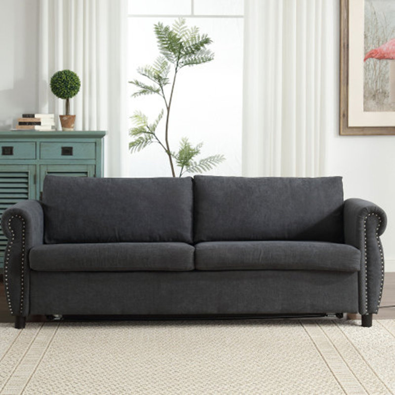 2-in-1 Sofa Bed Sleeper with Large Mattress