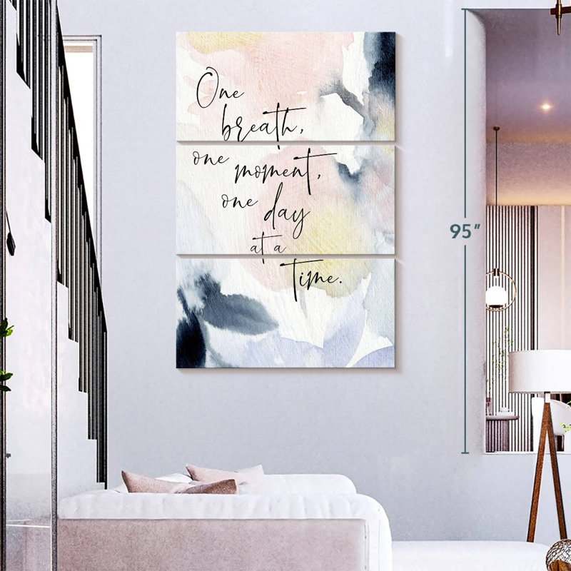 Tergel One Breath, 74" H x 48" W