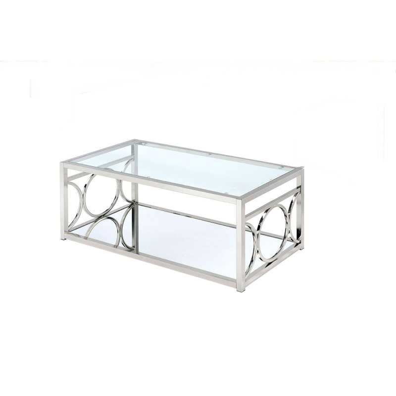 Contemporary Coffee Table,Chrome
