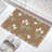 White Tulip Floral Doormat, 24L x 36W, for Entrance Porch
