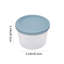 Mini contenant en silicone pour aliments pour animaux de compagnie compatible avec les micro-ondes et les congélateurs, 3,23 x 3,23 x 2,44 po, bleu-131407567