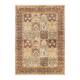 Classic One-of-a-Kind 4' 3" X 6' 0" Hand Knotted Area Rug