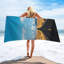 Serviette de plage en microfibre à séchage rapide 60 po x 80 po