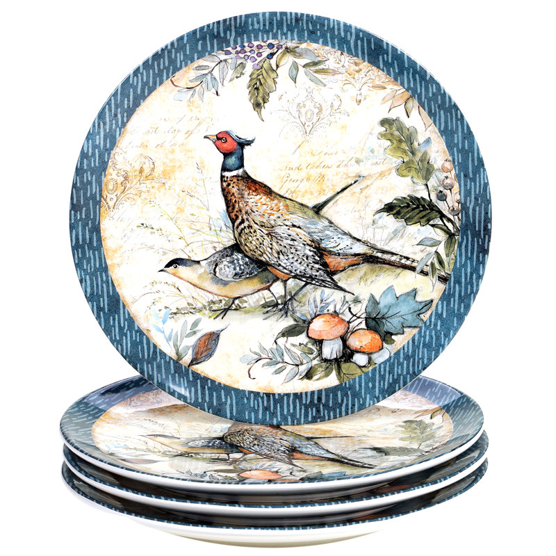 Harvest Gatherings 16-Piece Ceramic Dinnerware Set for Thanksgiving