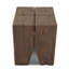 Oshan Outdoor Square Teak Side Table-1711731638