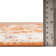 Kyte Floral Power Loom Area Rug in Rust/Red/Cream