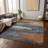 Machine Washable Indoor/Outdoor Xhevrie Blue Rug-531237816