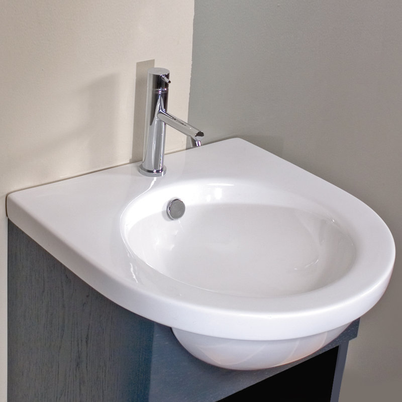 Open Space 20.12'' W Single Vanity Top, Single Hole Faucet