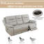 Ensemble de canapé inclinable 3 pièces Royace-996732089