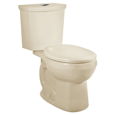 American Standard H2Option 1.28 Gallons GPF Round Comfort Height Floor Mounted Two-Piece Toilet (Seat Not Included)