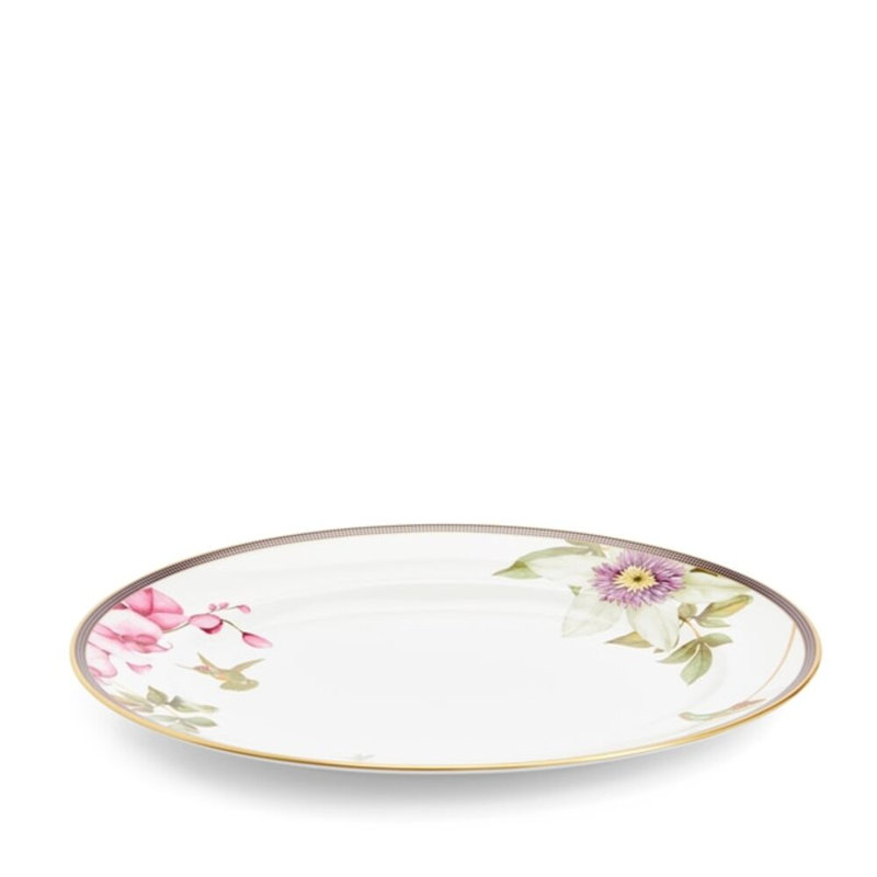 Hummingbird 14in Oval Platter