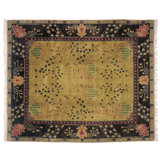 Donegal Branches Wool Oriental Area Rug in Beige/Brown
