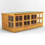 Powersheds 16 x 8ft Timber Tongue & Groove Pent Potting Shed Double Doors