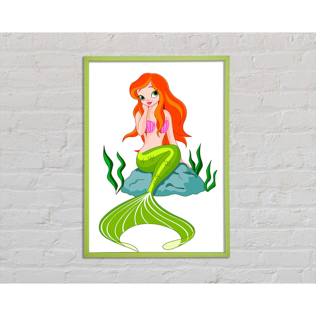 Alaila Mermaid Beauty - Einzelner Bilderrahmen Kunstdrucke