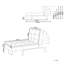 Eirenne Velvet Chaise Lounge-143943464