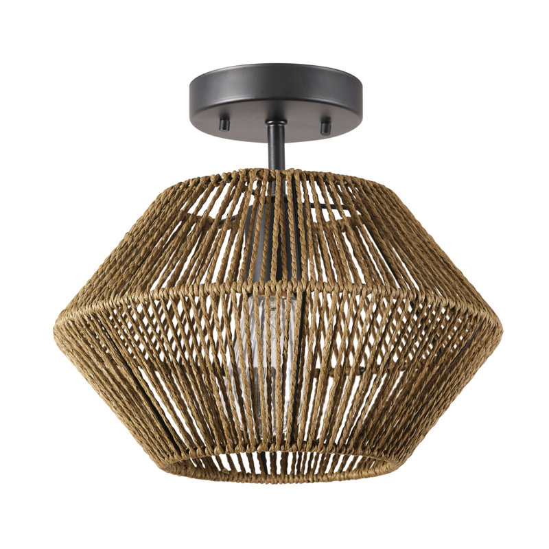 Plafonnier encastré noir mat 1 lumière Bryker
