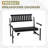 Driton HDPE Outdoor Bench-1892413760