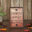 Décoration murale bienheureuse Kanta Shiplap Thankful Grateful