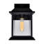Lanterne murale d'extérieur traditionnelle 1 lumière de 10 po pour porche, patio et jardin Kinder-1099428821