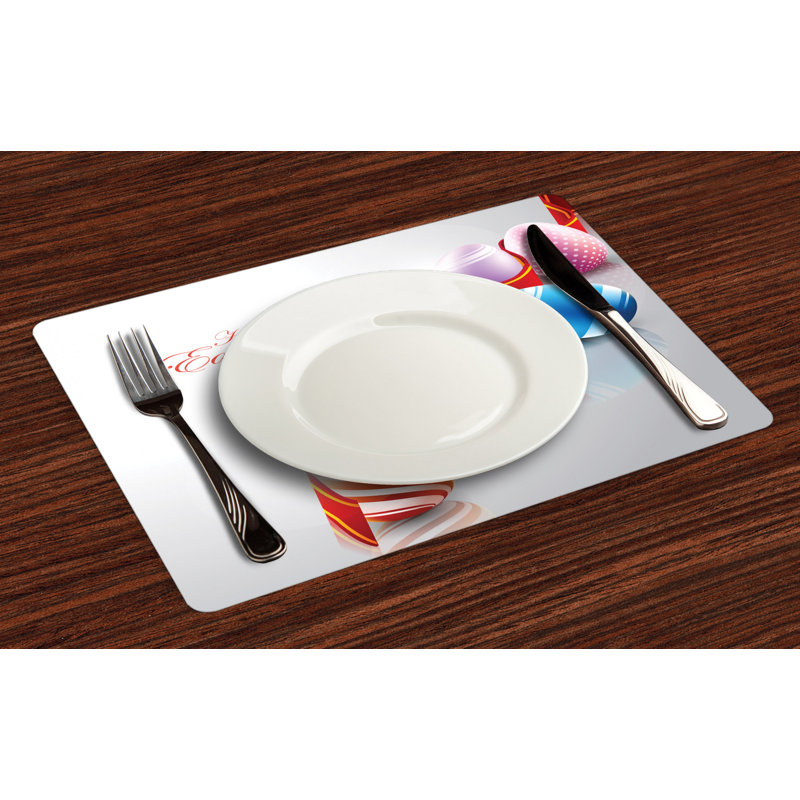 Polyester Abstract Rectangle Placemat