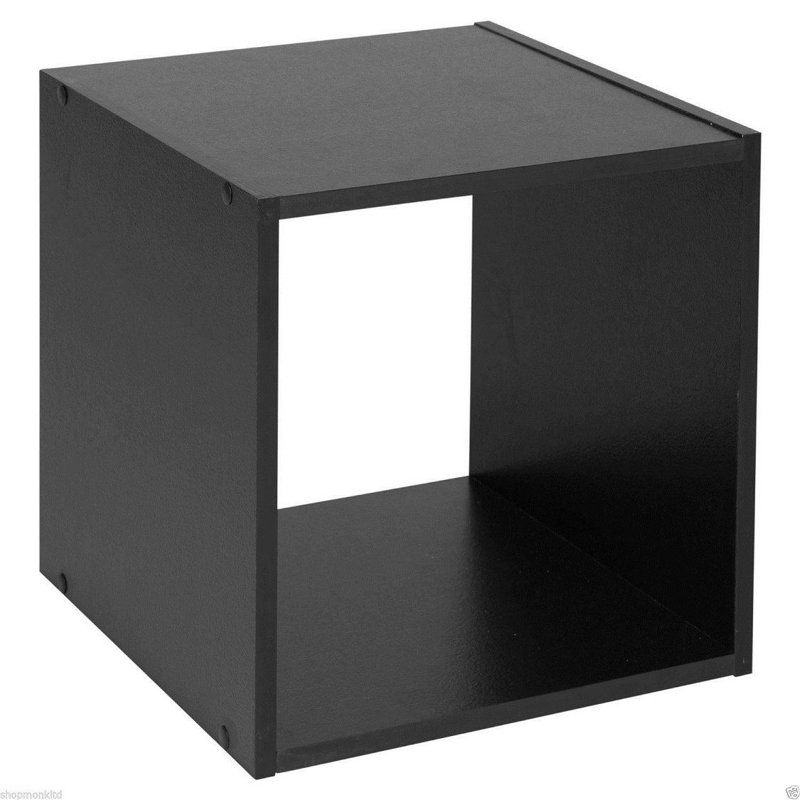Swarna 30cm H x 30cm W Standard Bookcase, Black