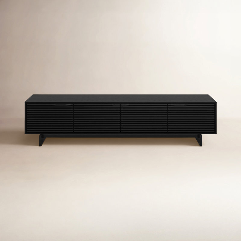 Align Media Console, 19"H x 81"W x 18"D, Ebonized Ash