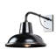 Luminaire de grange d'extérieur 1 lumière au fini noir impérial