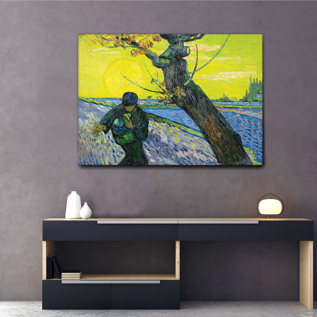 Leinwandbild the Sower von Vincent Van Gogh