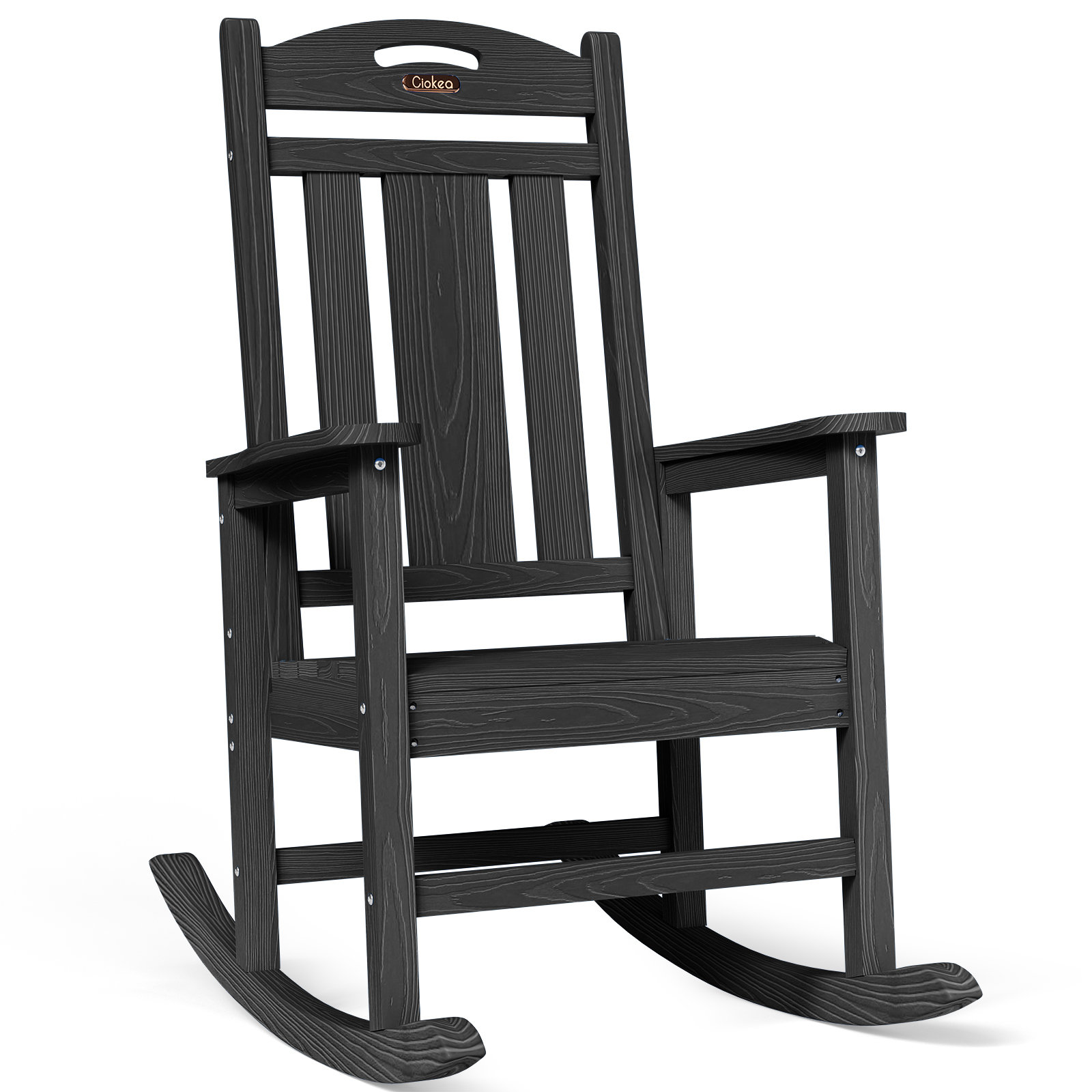 Lark Manor™ Outdoor Rocking Chair HDPE Patio Rocker Chair Rocking ...