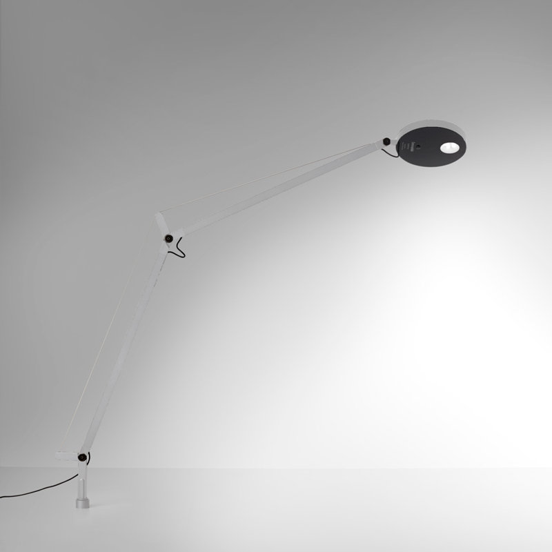 White Adjustable Clip-on LED Desk Lamp