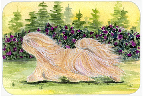 Planche à découper en verre Lhasa Apso