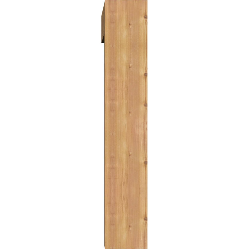 Support de bloc olympique avec entretoise décalée, 44 x 32, Cèdre rouge occidental de l 7 1/2 po (lisse)