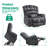 Ellea Upholstered Heated Massage Chair-1971396603