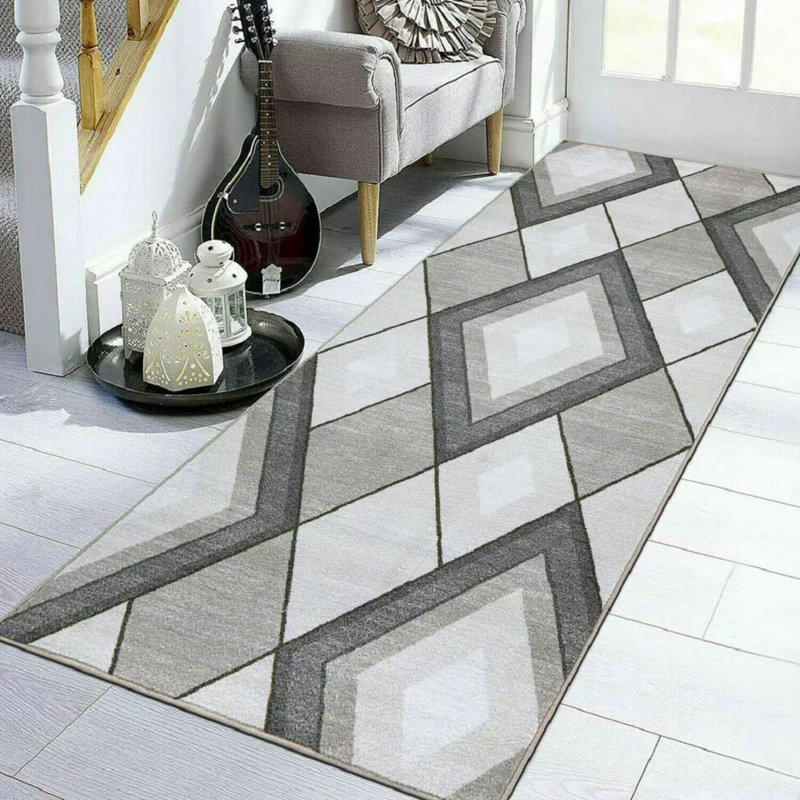 Geometric Machine Printed Area Rug, 120 x 170 cm
