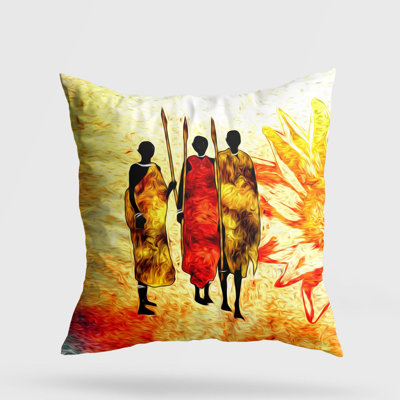 Premium Washable Cushion, 17.0 x 17.0 Inches, 50% Cotton / 50% Polyester, Silicone Filling, Concealed Zip | Soft, Comfortable & Ironable | Perfect for Home Decor, Living Room & Bedroom Accents