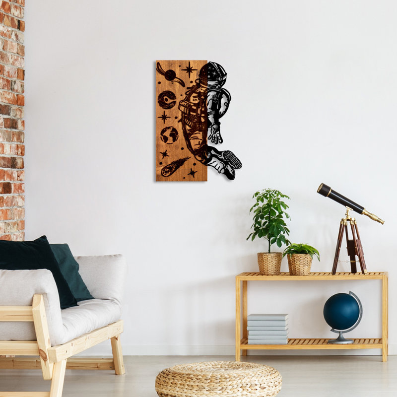 Handmade Wall Decor on Solid Wood